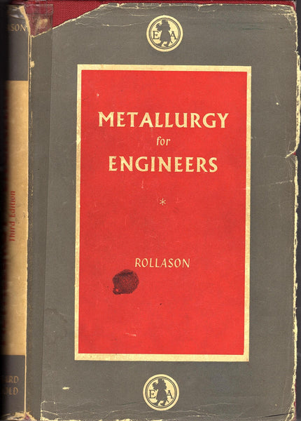 Metallurgy for Engineers by E. C. Rollason