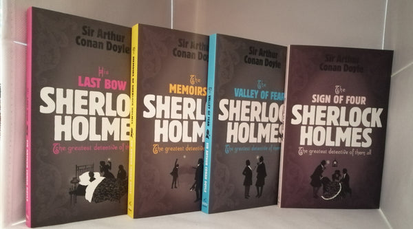 FOUR BOOKS - Sherlock Holmes by Sir Arthur Conan Doyle