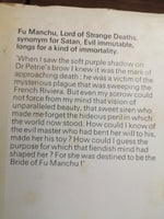 The Bride of Fu Manchu by Sax Rohmer
