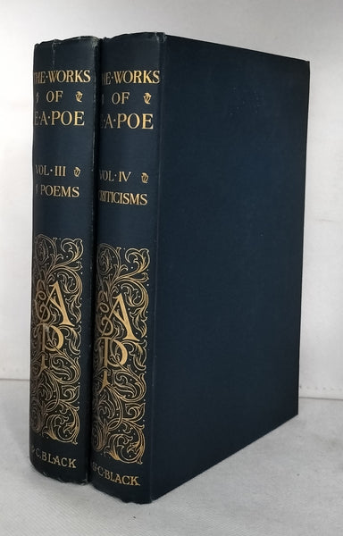 The Works of Edgar Allan Poe vols III and IV [Two volumes] Edgar Allan Poe [edited by John H. Ingram] EARLY EDITION