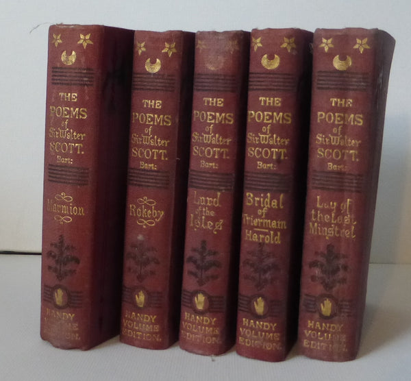 Poetical Works of Sir Walter Scott [Five Mini Volumes] by Sir Walter Scott