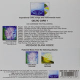 Celtic Relaxing Music Audio CD with Greeting Card