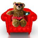 Chillin' Bear Relaxing Music Audio CD with Greeting Card