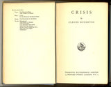 Crisis by Claude Houghton  2nd 'Popular' Edition 1936