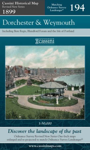 Dorchester and Weymouth (Cassini Revised New Series Historical Map) [Facsimile, Folded Map] - The Real Book Shop 