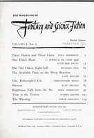 The Magazine of Fantasy and Science Fiction Vol 2 No 1