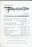 The Magazine of Fantasy and Science Fiction Vol 2 No 1