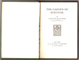 The Garden of Survival by Algernon Blackwood FIRST EDITION