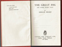 The Great Fog and other Weird Tales by Gerald Heard FIRST EDITION