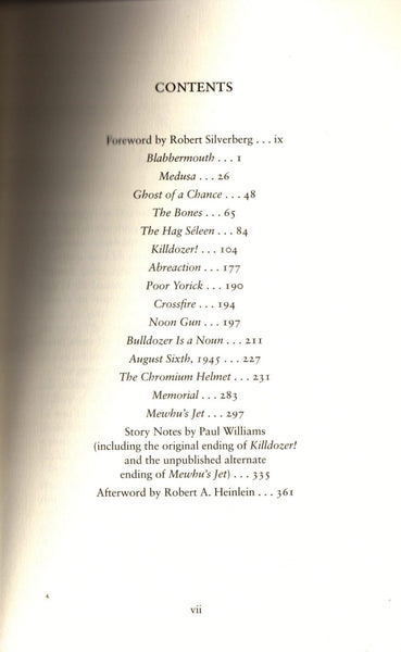 Killdozer! Volume III: The Complete Stories of Theodore Sturgeon (edited by Paul Williams, Foreword by Robert Silverberg, Afterword by Robert A. Heinlein)