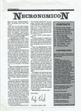 Necronomicon No 1. [Magazine] Editor Andy Black