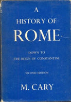 A History of Rome Down to the Reign of Constantine by M. Cary - The Real Book Shop 