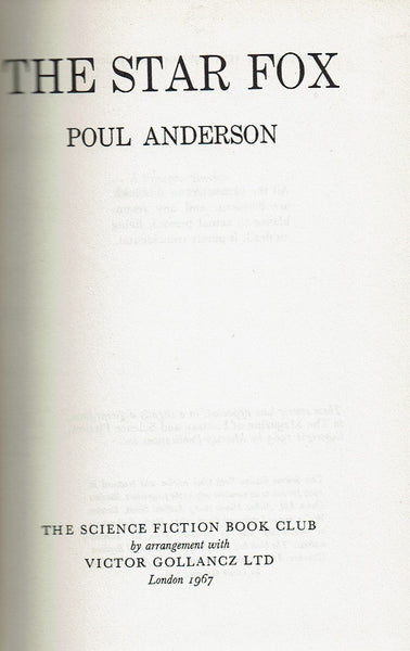 The Star Fox by Poul Anderson