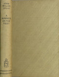 A Summer on The Test by John Waller Hills [used-very good] - The Real Book Shop 