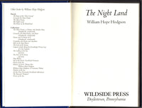 The Night Land by William Hope Hodgson FACSIMILE