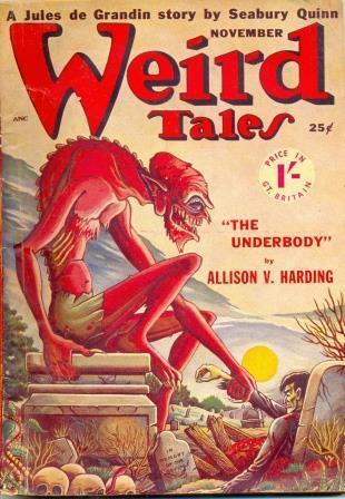 Weird Tales [The Underbody and other stories] by Allison V Harding et al. Nov. 1949