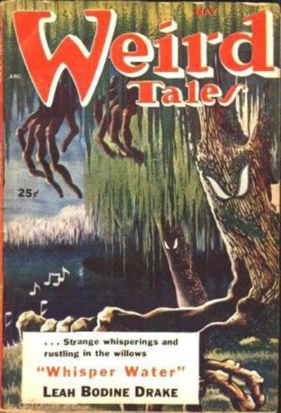 Weird Tales No 22. (UK) "Whisper Water" by Leah Bodine Drake. [editor D. McIlwraith]