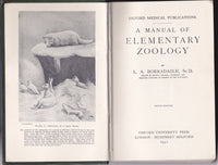 A Manual of Elementary Zoology by L A Borradaile, ScD [1941] - The Real Book Shop 